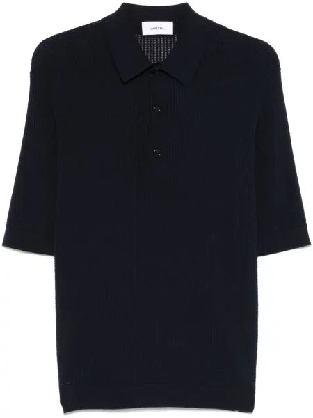 Polo Lardini tricotate albastru
