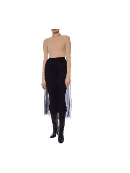 Body Maison Margiela z dżerseju beżowy