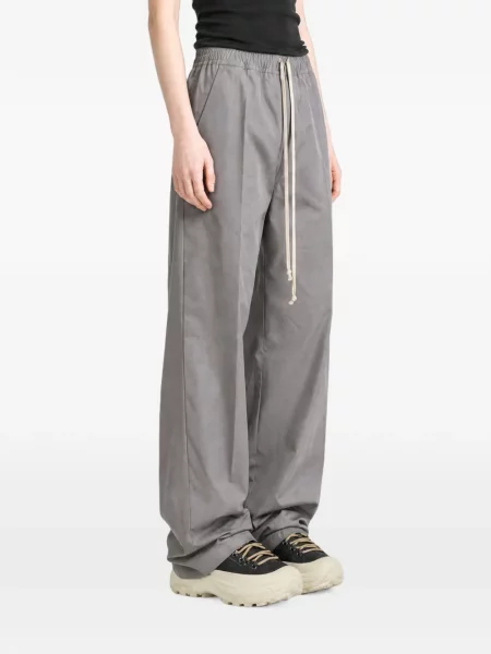 Pantaloni Rick Owens cu cordon gri