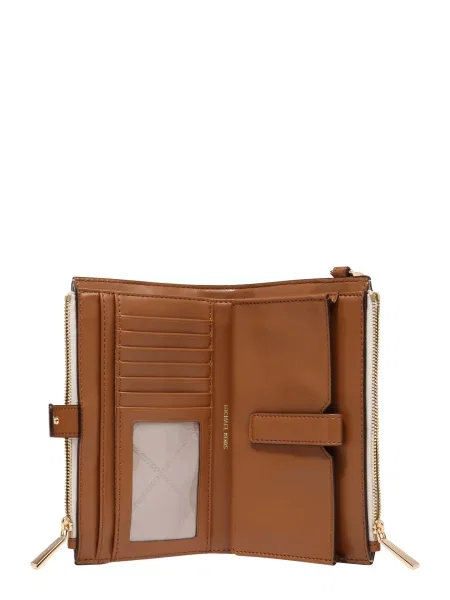 MICHAEL Michael Kors Portofel maro / gri / murdar alb