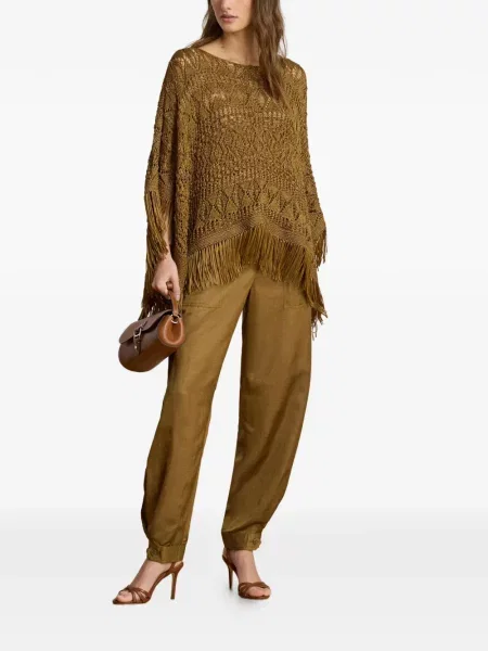 Pončas Lauren Ralph Lauren su kutais ruda