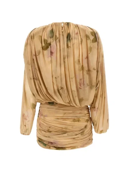 Rochie mini Magda Butrym cu model floral cu imagine drapată