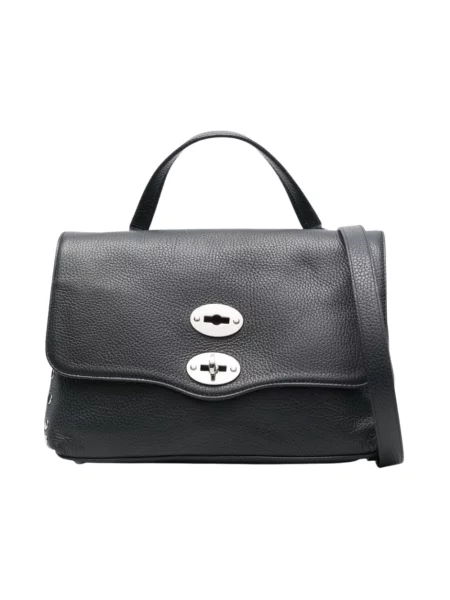 Torebka Zanellato koronkowa niebieska