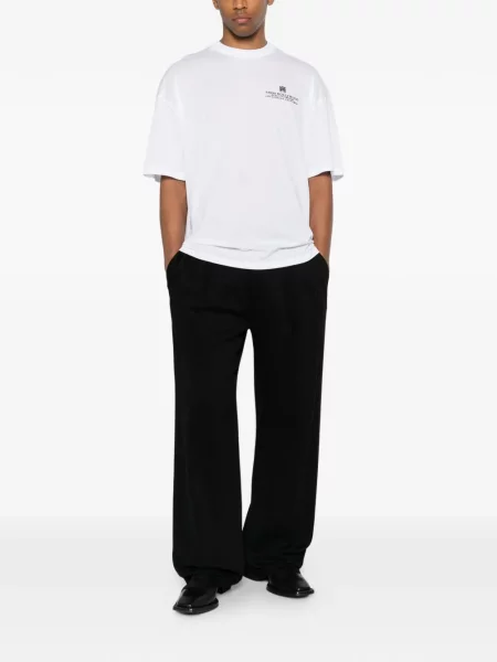 Tricou Amiri cu imagine alb