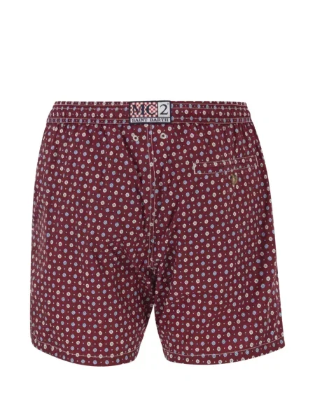Slip de baie Mc2 Saint Barth cu imagine cu cordon roșu