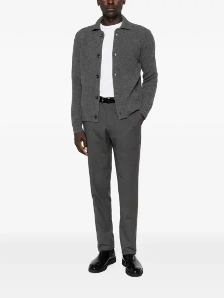 Cardigan Zanone tricotate gri