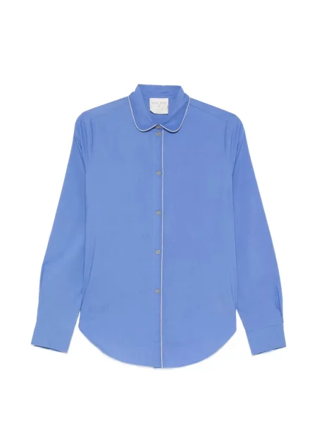 Lung cămașă Forte_forte albastru