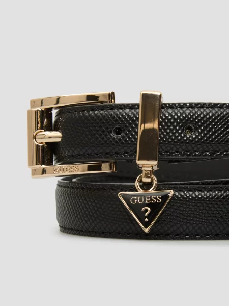 Ремень Guess с ремешками черный