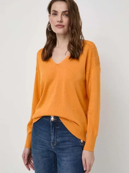 Morgan Пуловер оранжев