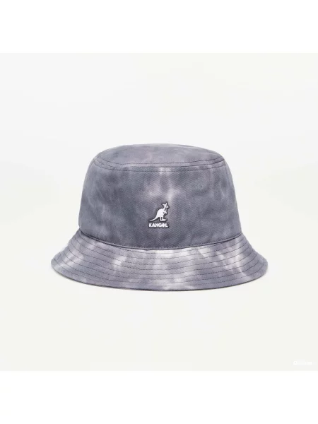 Шапка Kangol с tie-dye ефект сиво
