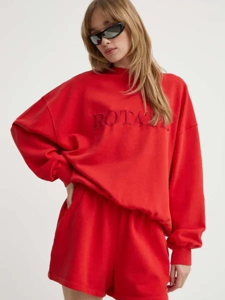 ROTATE Bluză Sui Boxy Fit roșu