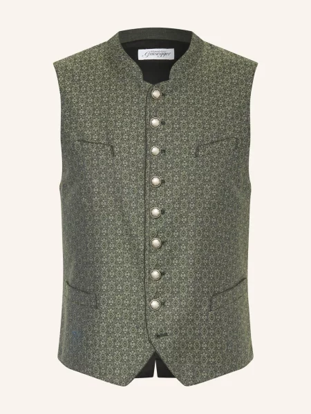 Grasegger Krojová Vesta Xeno zelená černá