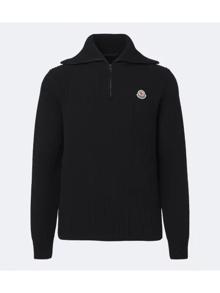 Pulover Moncler de lână negru