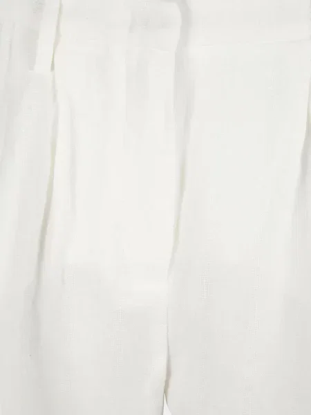Pantaloni Fabiana Filippi plisate alb