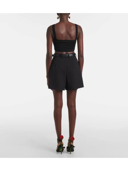 Cropp top Dolce&gabbana de mătase negru
