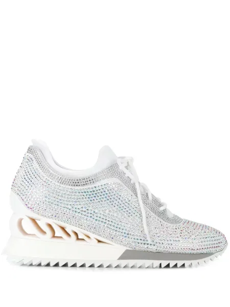 Sneakerși Le Silla cu pană alb