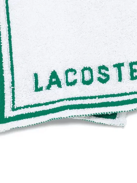 Fusta mini Lacoste cu autograf alb