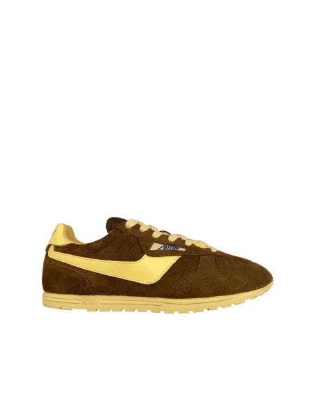 Sneakersy Autry brązowe