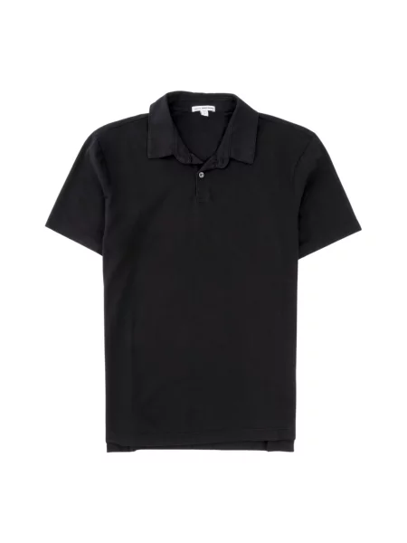 Koszulka polo James Perse czarna