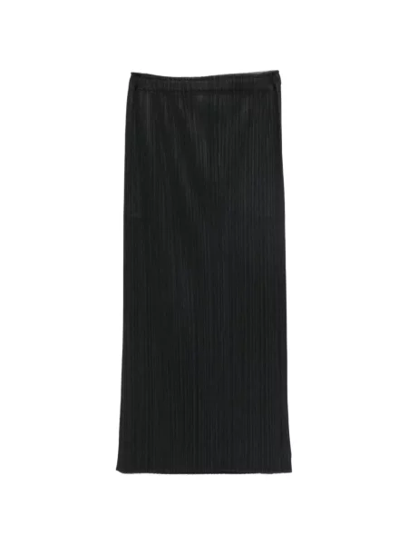 Midi sukňa Pleats Please Issey Miyake čierna