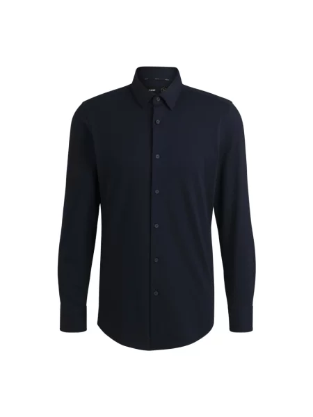 Koszula Boss casual niebieska