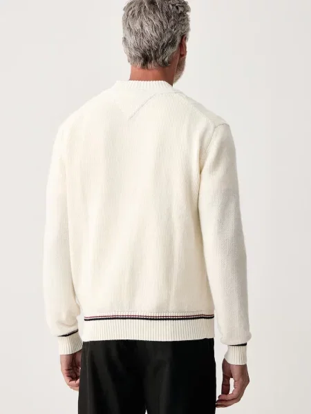 Tommy Hilfiger sweter z wełną beżowy