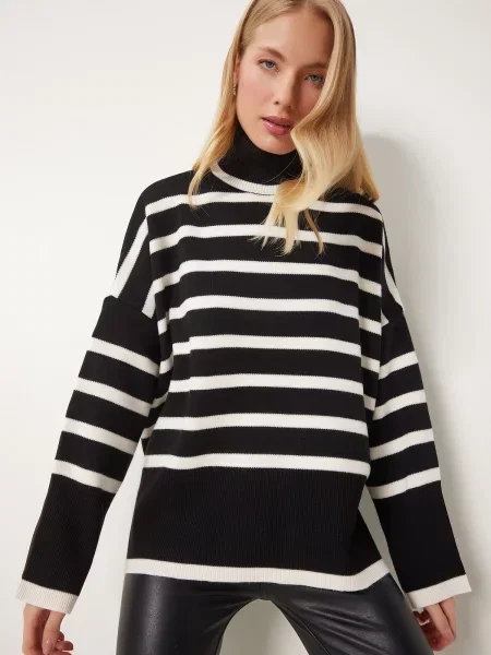 Pulover Happiness İstanbul negru