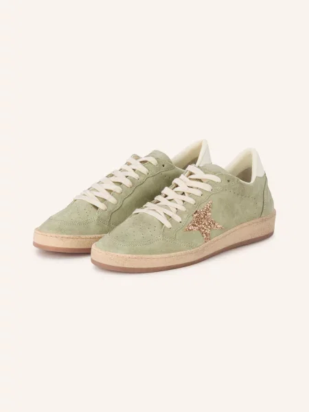 Golden Goose Sneakersy Ball Star světle / zlatá zelená