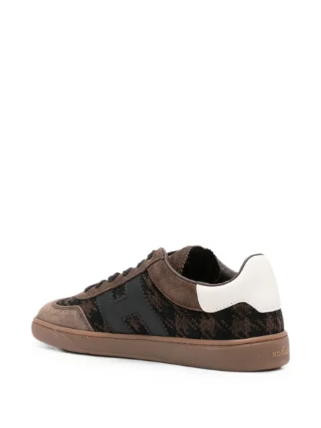 Sneakerși Hogan cu model pepito maro