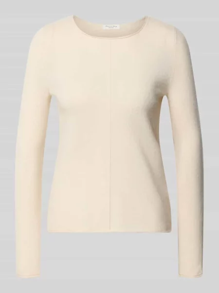 Sweter z dzianiny z czystego kaszmiru o kroju regular fit Christian Berg Woman biały