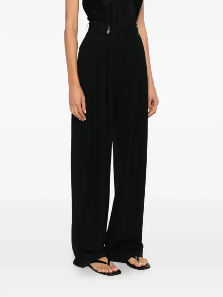 Pantaloni Nanushka conici negru