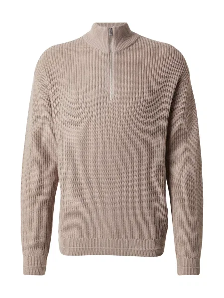 JACK & JONES Pulover JJKAITO deschis gri