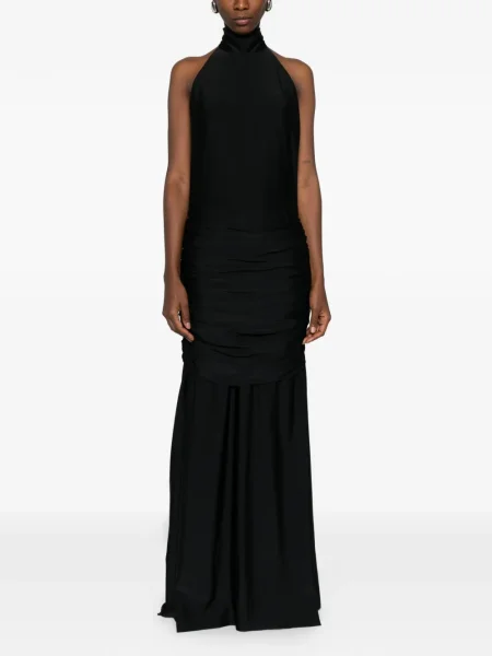 Rochie maxi Medeea de costum negru