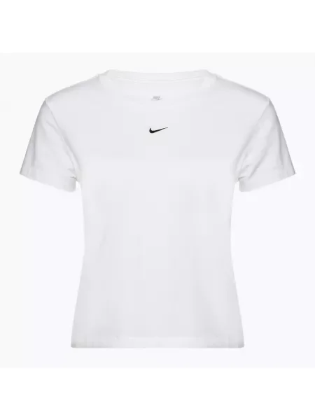 Дамска плетена тениска Nike Sportswear Chill Knit бяло/черно бяло