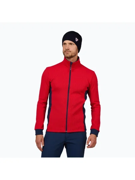 Hanorac din fleece Rossignol din fleece roșu