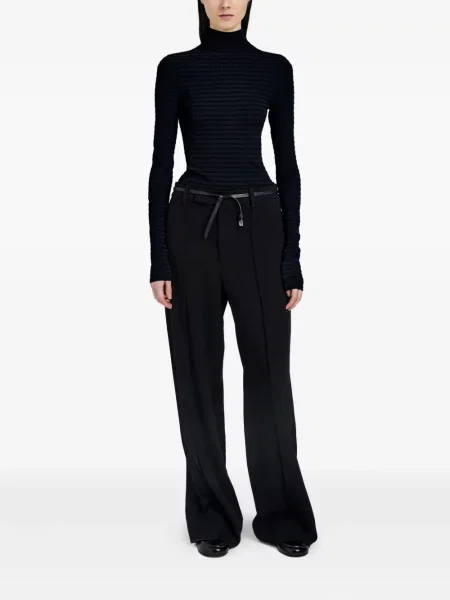 Βελούδινος ριγέ τοπ Proenza Schouler μπλε