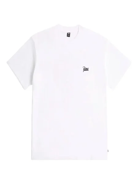 Tričko Patta se srdcovým vzorem bílé