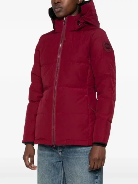Geacă Canada Goose cu glugă roșu
