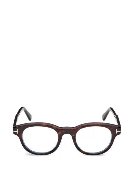 Ochelari de soare rotunzi Tom Ford Eyewear maro
