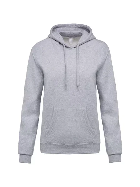 Bluza z kapturem Kariban szara