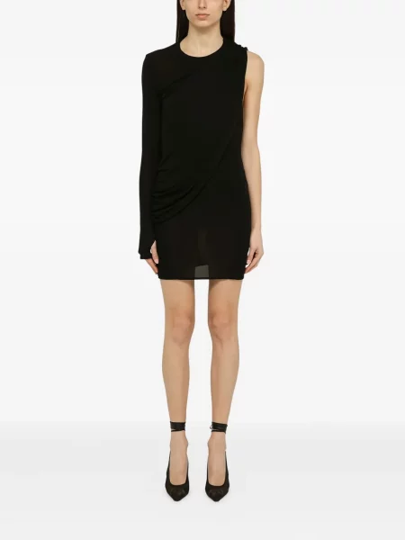 Rochie Andreadamo drapată negru