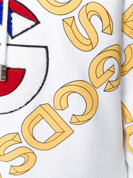 Hoodie Gcds με σχέδιο λευκό