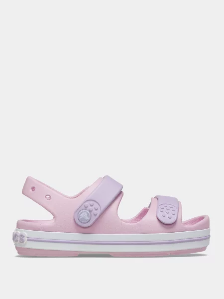 Детские сандалии Crocs розовые