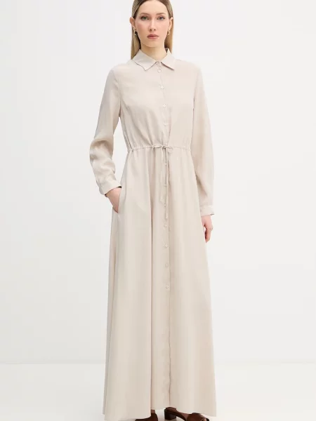 Gaudi sukienka rozkloszowana beżowa