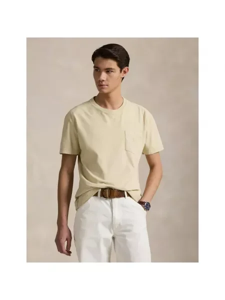 POLO RALPH LAUREN Póló | Custom slim fit bézs