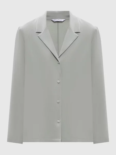 Сорочка PAEDO із шовку Max Mara зелена