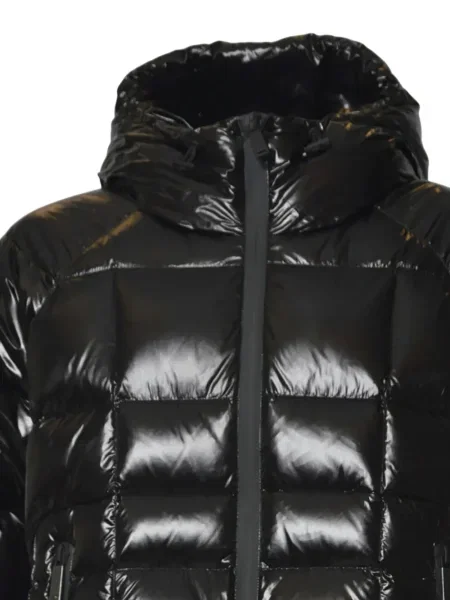 Geacă cu puf Dsquared2 cu glugă negru