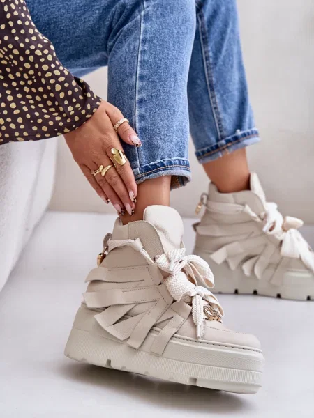 Кецове Chebello на платформе бежово