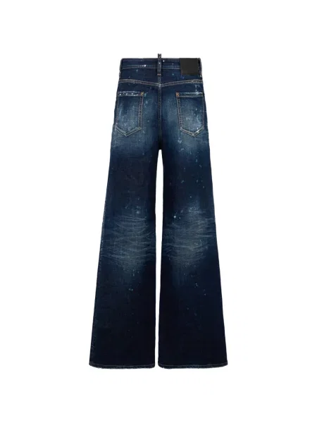 Blugi Dsquared2 zdrențuiți albastru