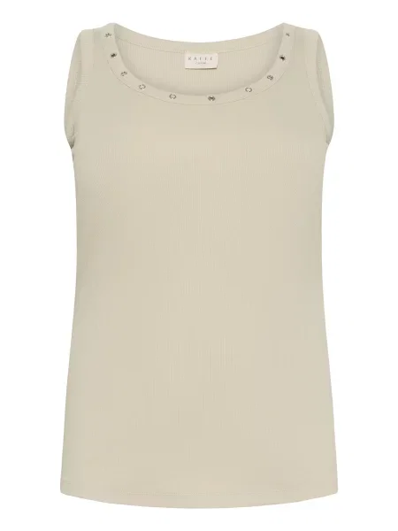 KAFFE CURVE Top KCcarina siva bež